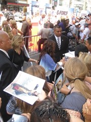 signing photo