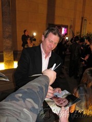 signing photo