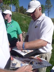 signing photo