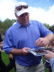 signing photo