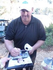 signing photo