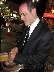 signing photo