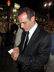signing photo
