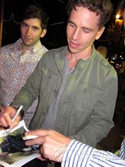 signing photo
