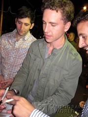signing photo