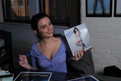 signing photo
