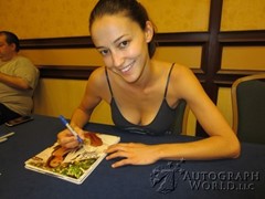 signing photo