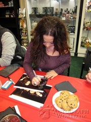 signing photo