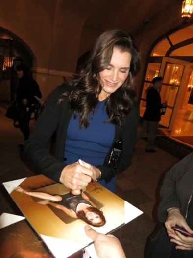 Brooke Shields autograph