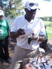 signing photo