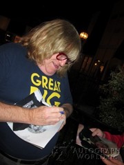 signing photo