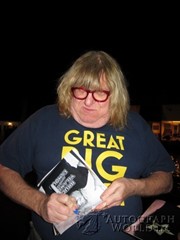 signing photo