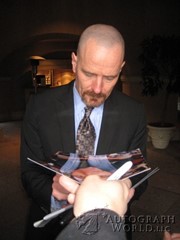 signing photo