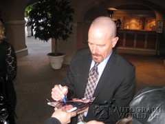 signing photo