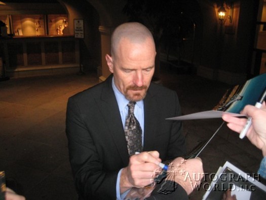 Bryan Cranston autograph