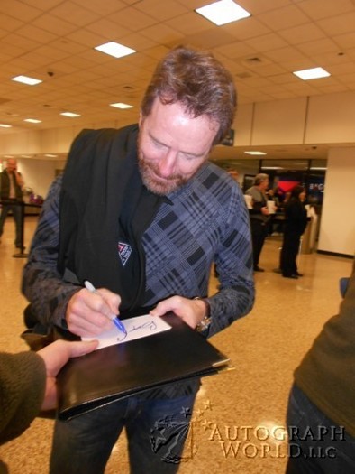 Bryan Cranston autograph