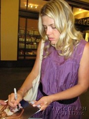 signing photo