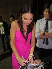 signing photo