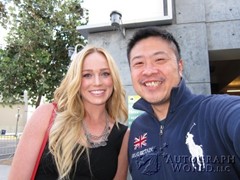 signing photo