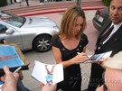 Calista Flockhart signing proof