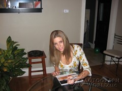 signing photo