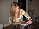 Callie Sagan signing proof