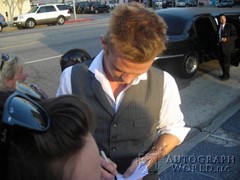 signing photo
