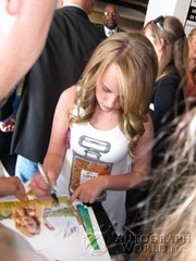 signing photo