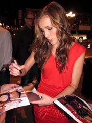 signing photo