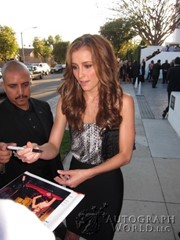 signing photo