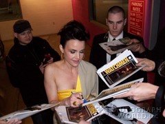 signing photo
