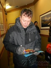 signing photo