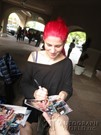 Carly Aquilino signing proof