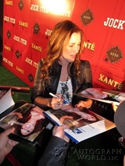 signing photo