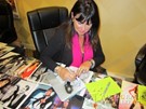 Caroline Munro signing proof