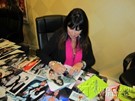 Caroline Munro signing proof