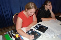 signing photo