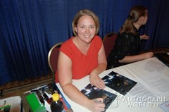 signing photo