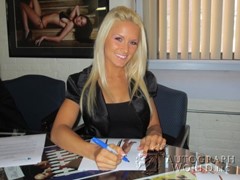 signing photo