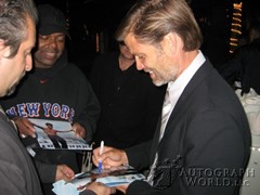 signing photo
