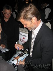 signing photo