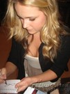 Cassi Thomson signing proof