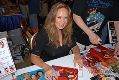 signing photo