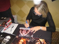 signing photo