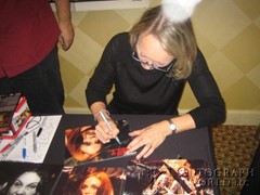 signing photo