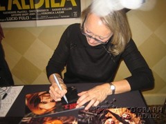 signing photo
