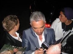 signing photo