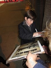 signing photo