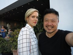signing photo