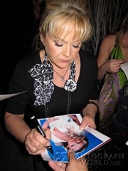 signing photo